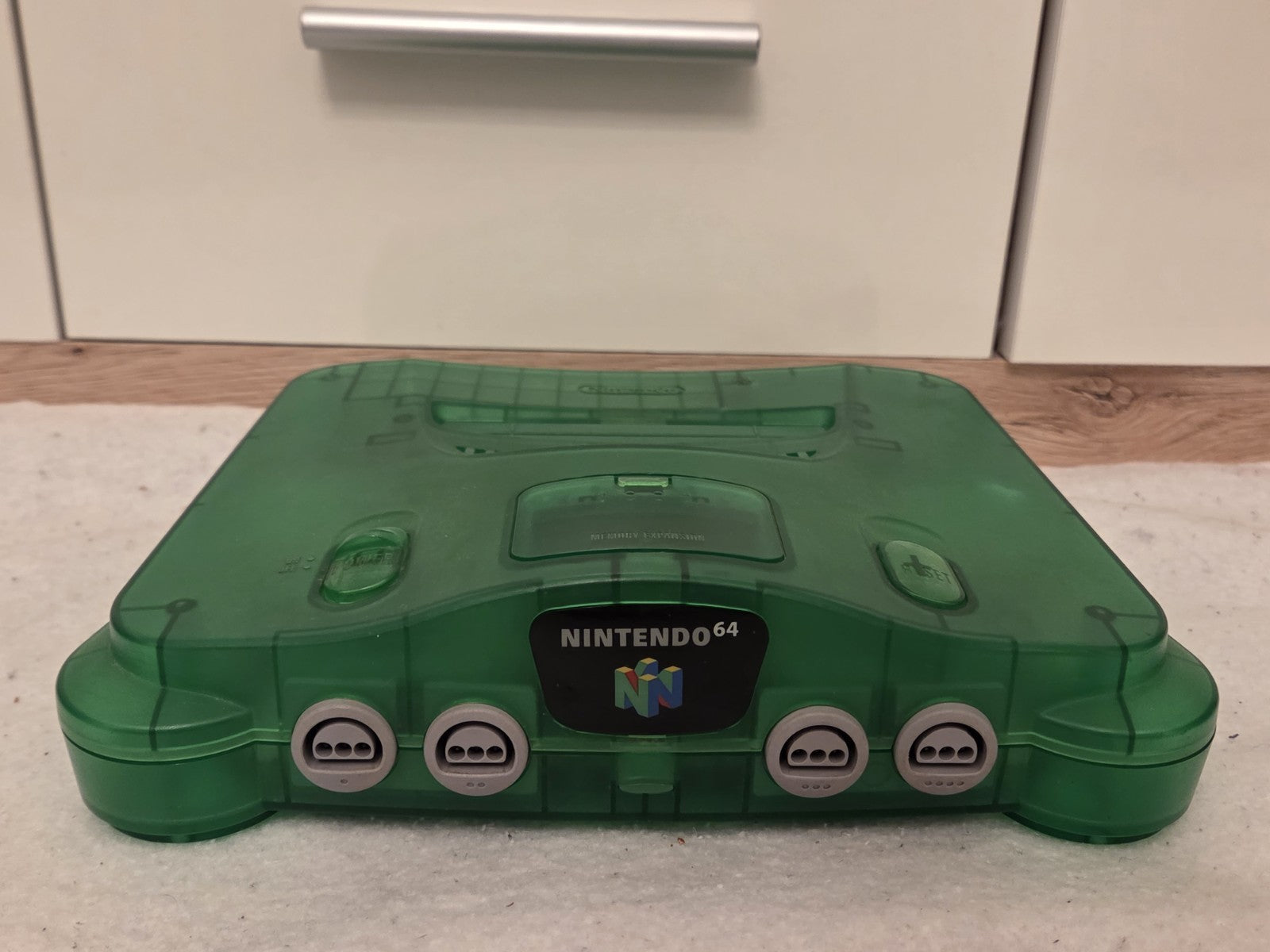 Nintendo 64 N64 Konsole Clear Green  Jungle Green  + Controller + Kabel USA