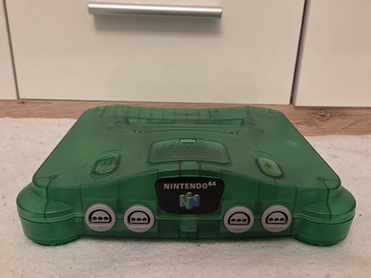 Nintendo 64 N64 Konsole Clear Green  Jungle Green  + Controller + Kabel USA