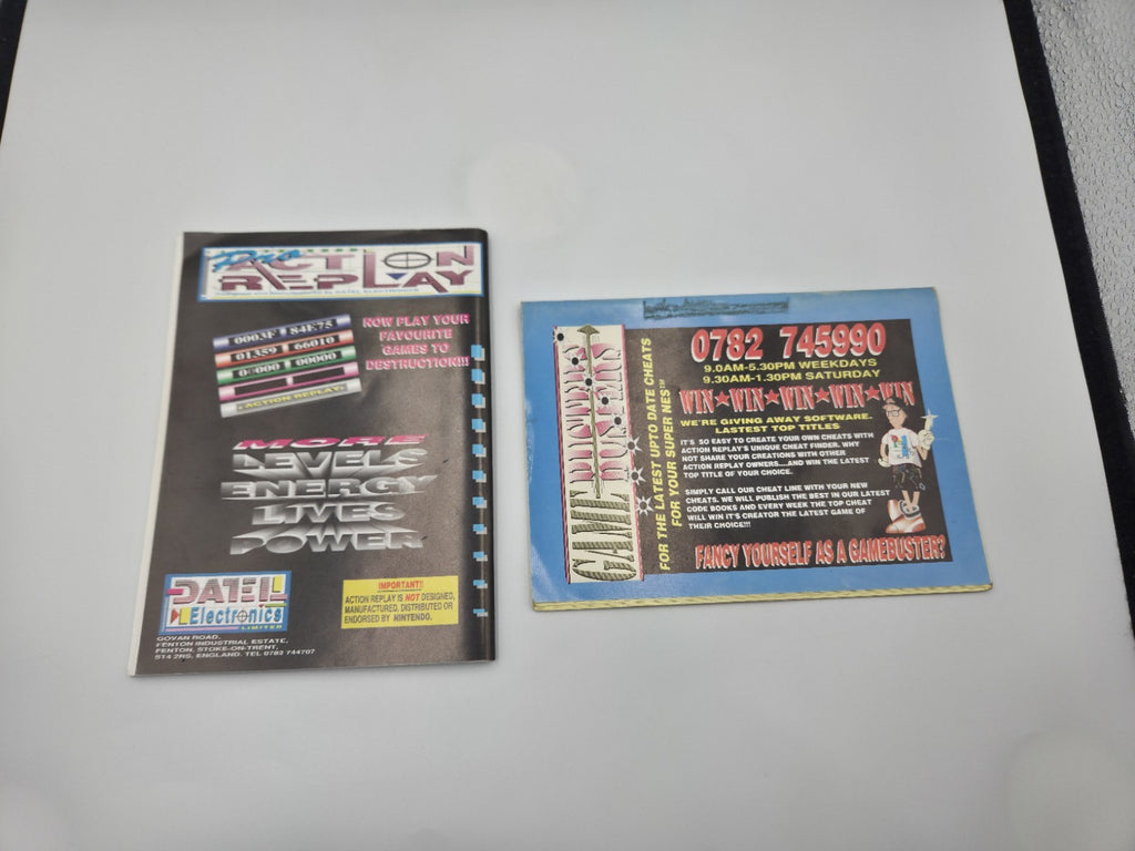 SNES Super Nintendo Pro Action Replay mit OVP und Anleitung 