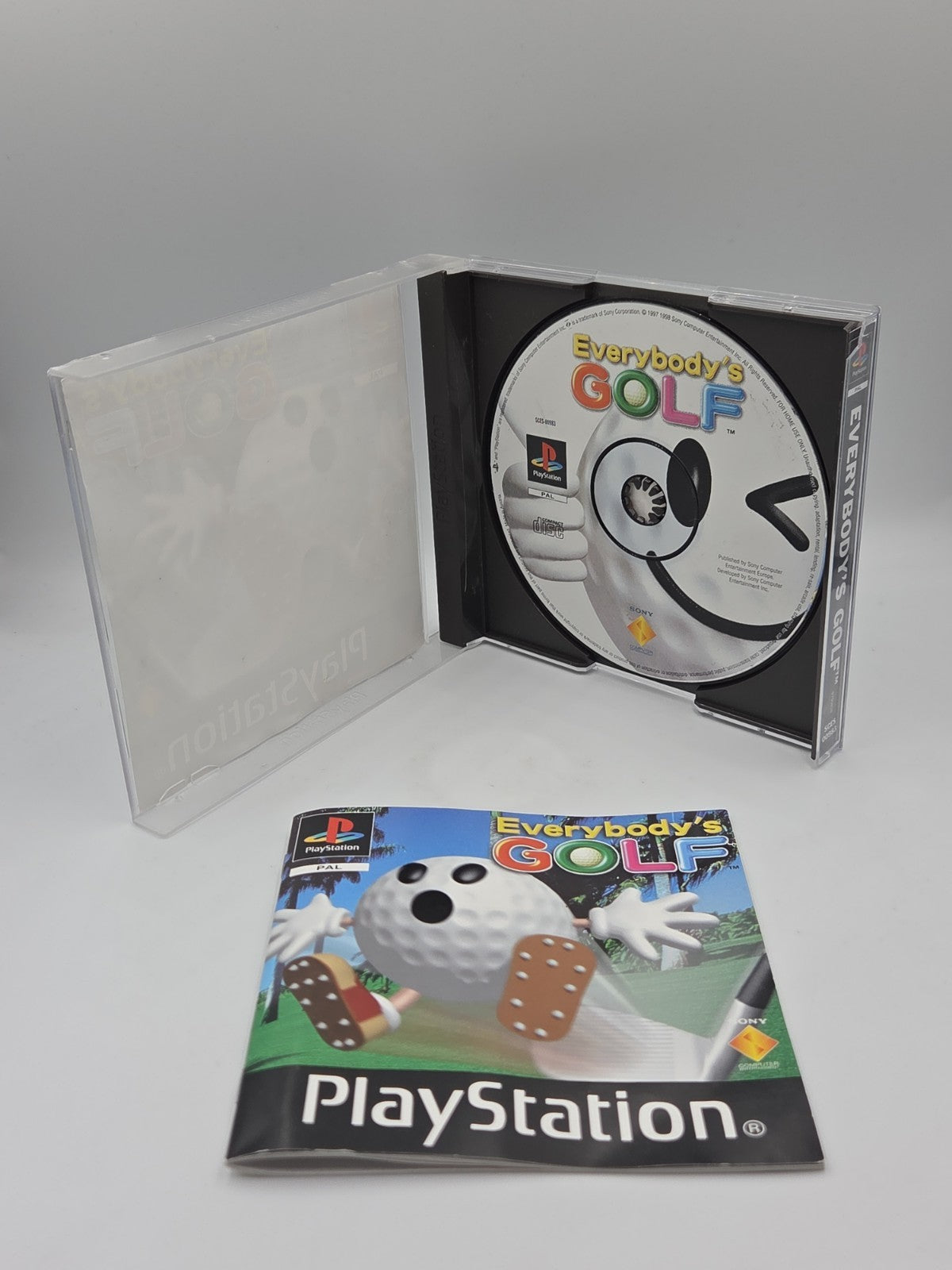 PS1 Playstation 1 Spiel Everybody's Golf mit OVP und Anleitung Deutsch