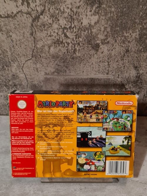 N64 Nintendo 64 Mario Party mit OVP und Anleitung NOE - T-Retro-Games 