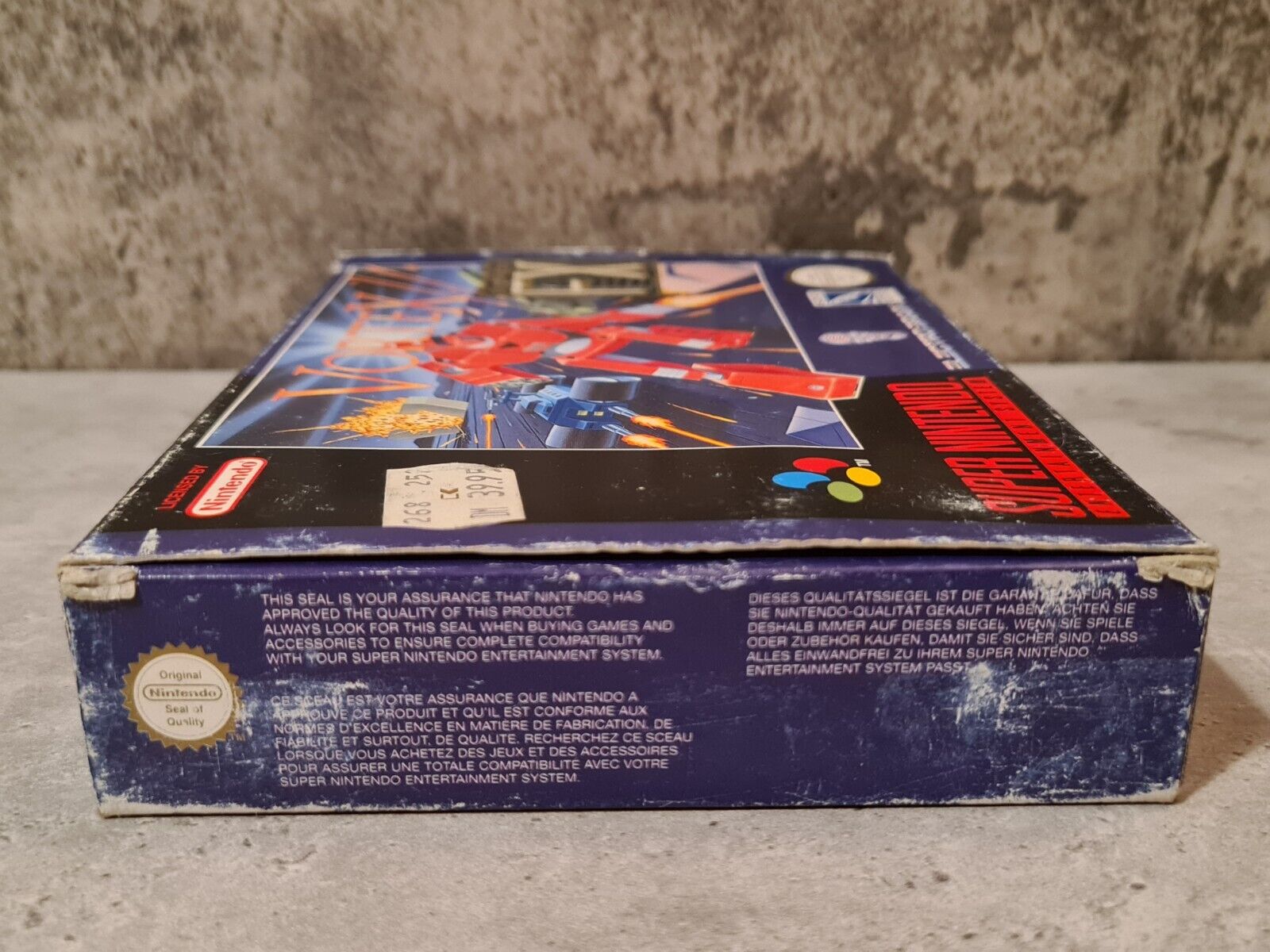 SNES Super Nintendo Vortex mit OVP und Anleitung EUR - T-Retro-Games 