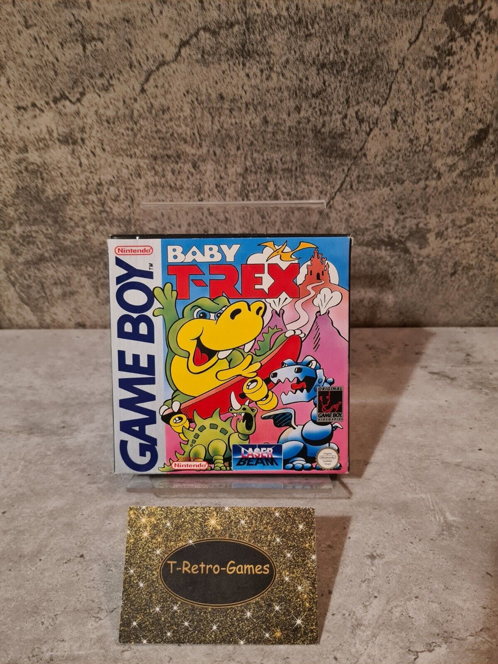 Nintendo Game Boy Baby T-Rex mit OVP und Anleitung NOE - T-Retro-Games 
