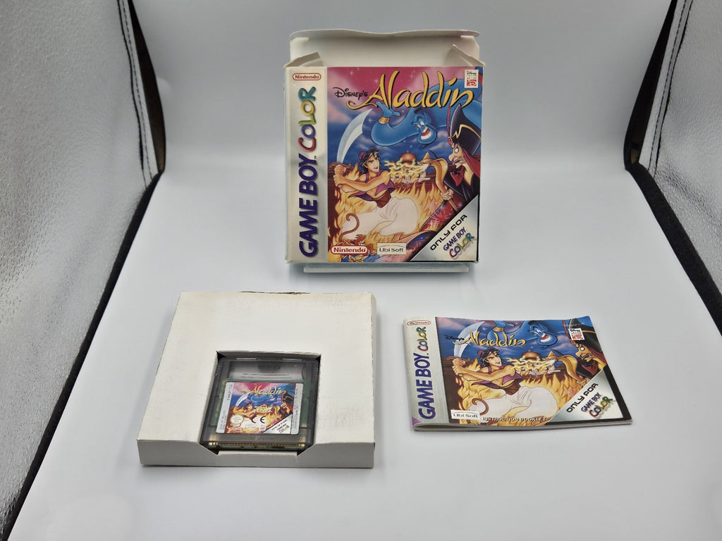 Nintendo Game Boy Color Spiel Disney's Aladdin mit OVP und Anleitung EUR