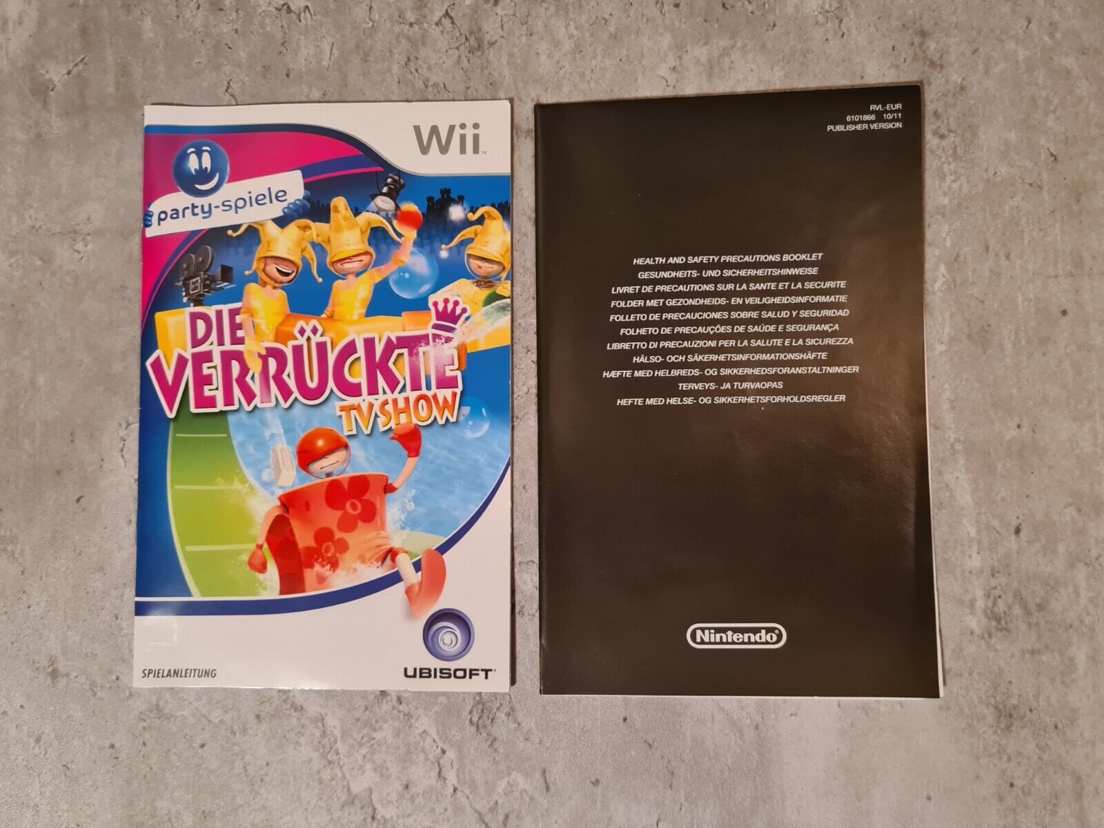 Nintendo Wii Spiel Die verrückte TV Show mit OVP und Anleitung NOE - T-Retro-Games 