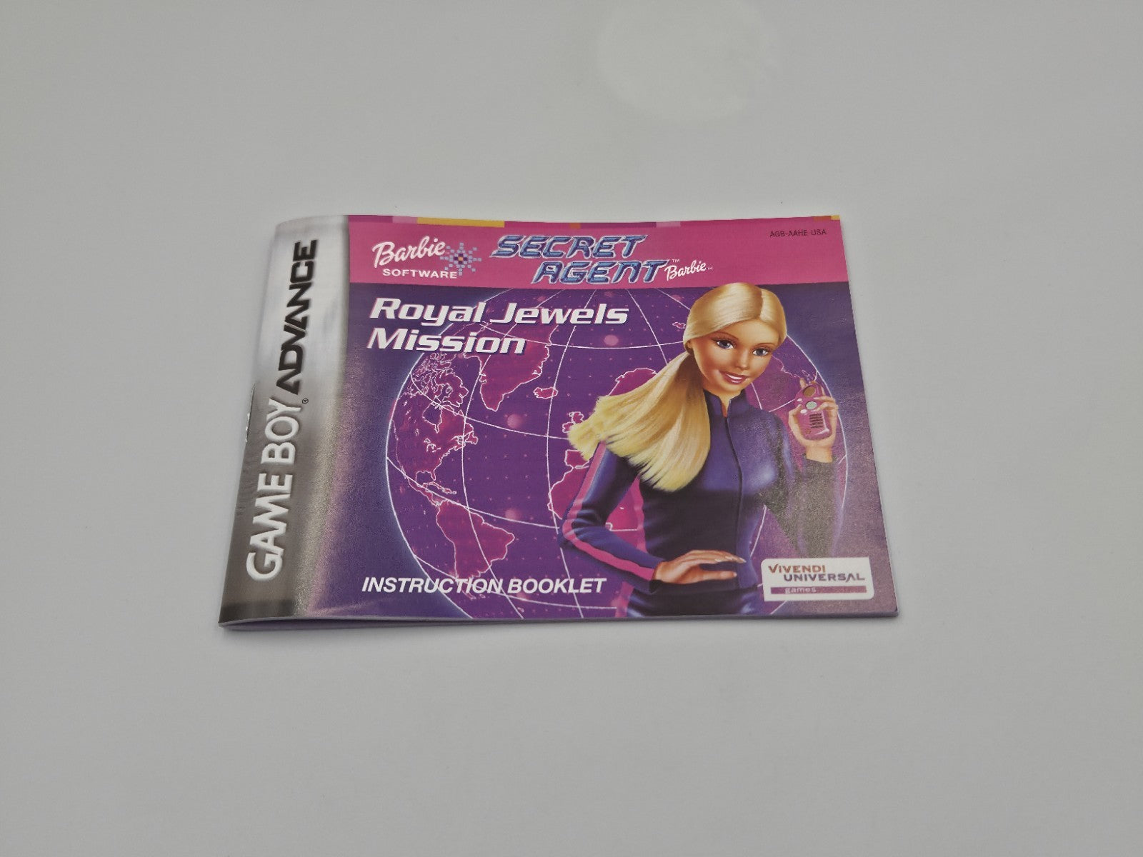Game Boy Advance Barbie Secret Agent Royal Jewels Mission + OVP + Anleitung USA