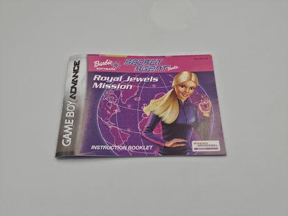 Game Boy Advance Barbie Secret Agent Royal Jewels Mission + OVP + Anleitung USA