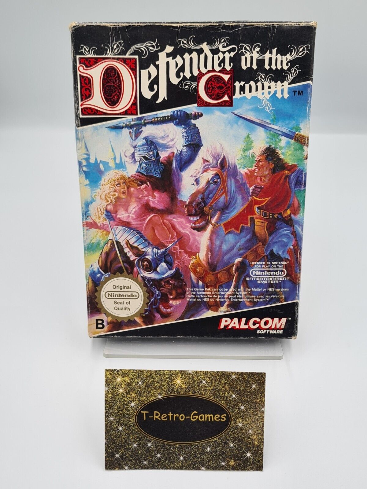 NES Defender of The Crown mit OVP und Anleitung FRA - T-Retro-Games 