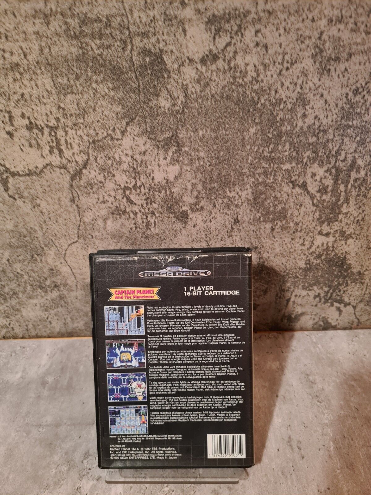 Sega Mega Drive Captain Planet and the Planeteers OVP+ Anleitung Multi Language - T-Retro-Games 
