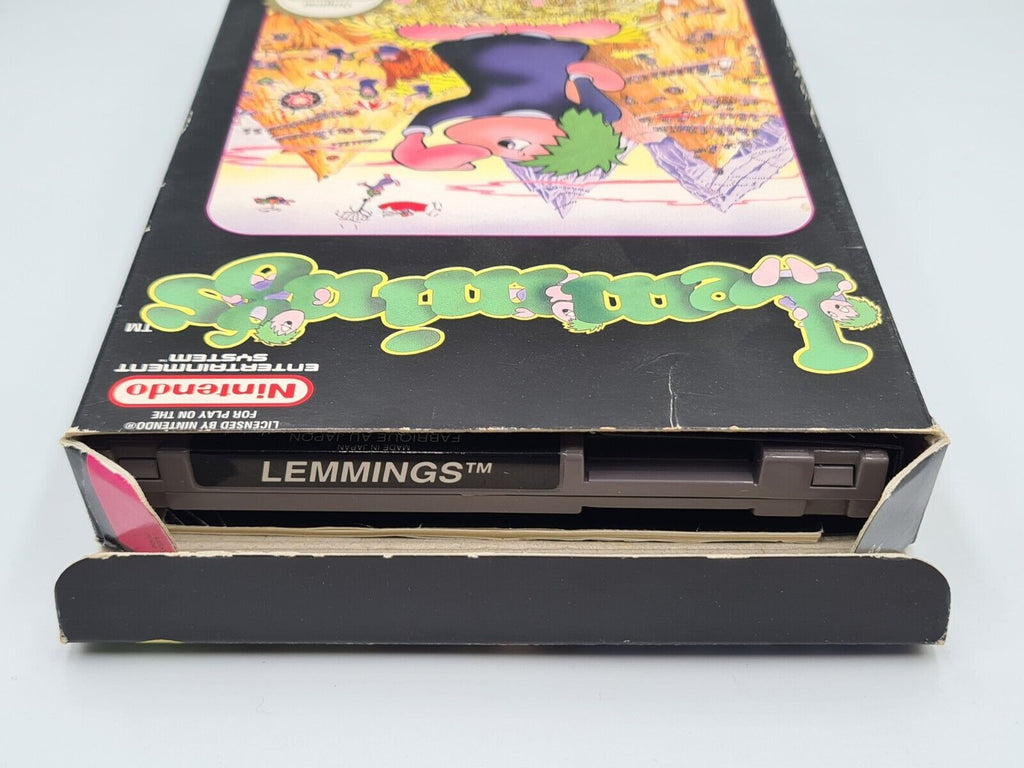 Nintendo NES Lemmings mit OVP und Anleitung FRA - T-Retro-Games 