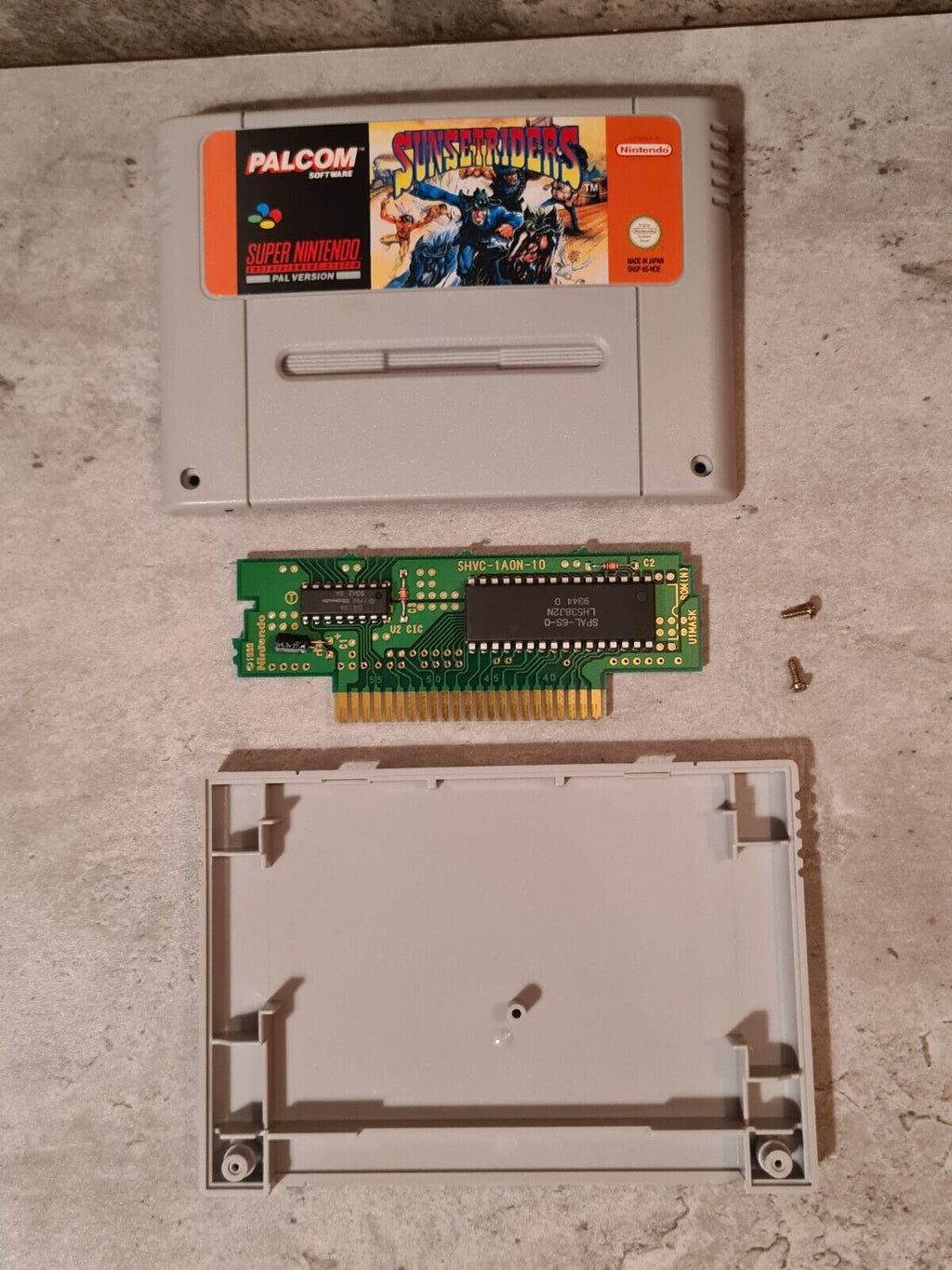 SNES Super Nintendo Sunset Riders mit OVP und Anleitung NOE - T-Retro-Games 