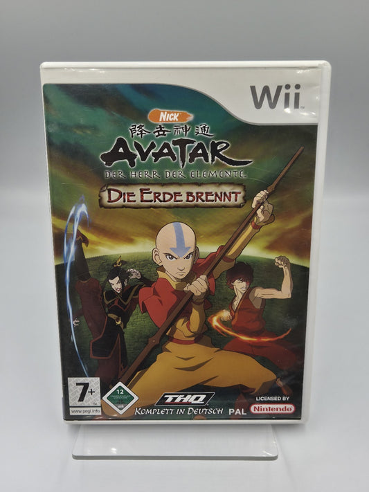 Nintendo Wii Spiel Avatar Die Erde Brennt mit OVP und Anleitung NOE