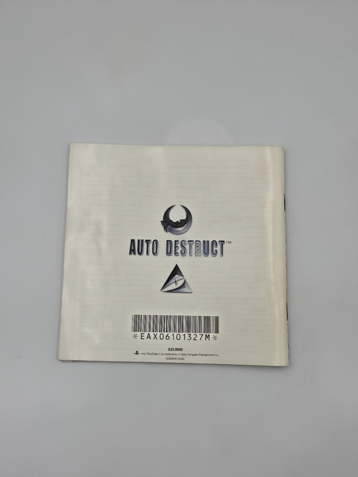 PS1 Playstation 1 Spiel Auto Destruct mit OVP und Anleitung Multilingual