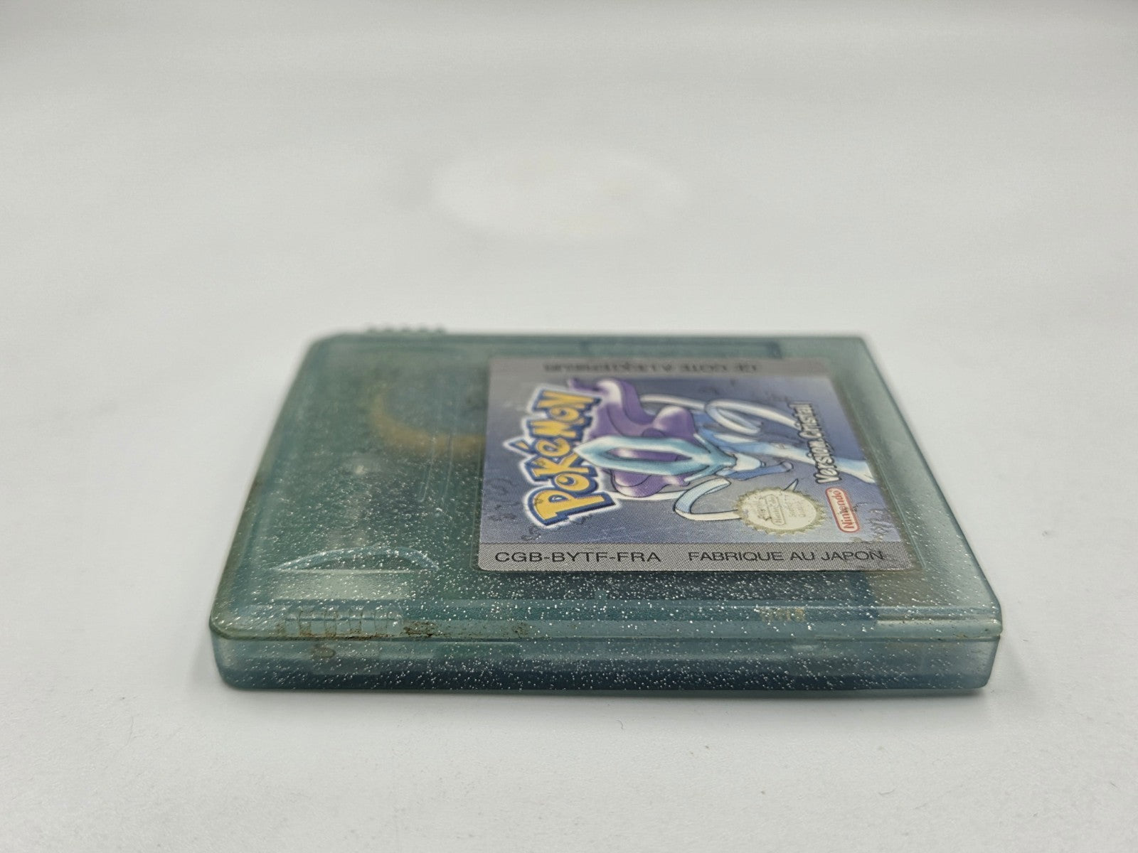 Nintendo Game Boy Color Spiel Pokemon Version Cristal FRA Modul speichert!