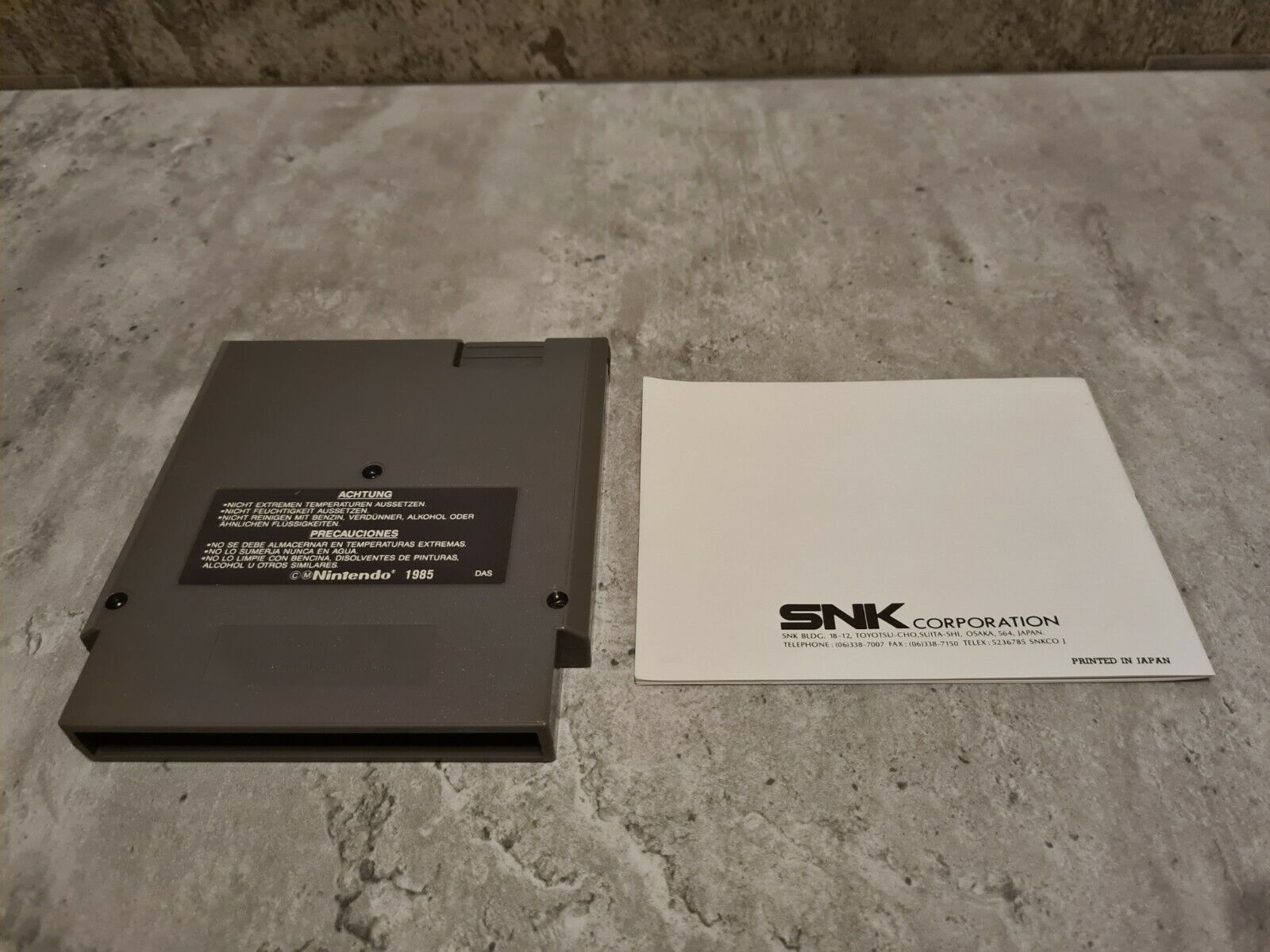Nintendo NES Ikari Warriors mit OVP und Anleitung EEC - T-Retro-Games 