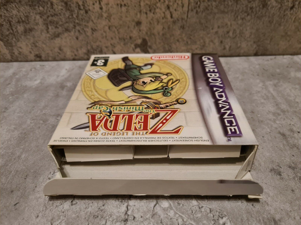 Gameboy Advance The Legend of Zelda The Minish Cap mit OVP und Anleitung EUR - T-Retro-Games 