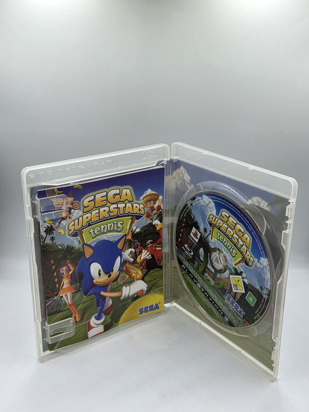 PS3 Playstation 3 Spiel Sega Superstars Tennis mit OVP und Anleitung Deutsch