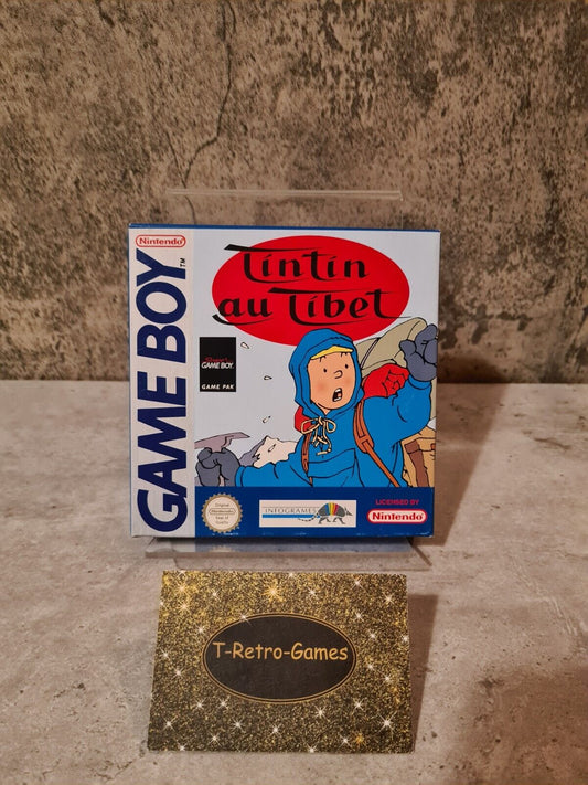 Nintendo Game Boy Classic TinTin au Tibet mit OVP und Anleitung FAH - T-Retro-Games 