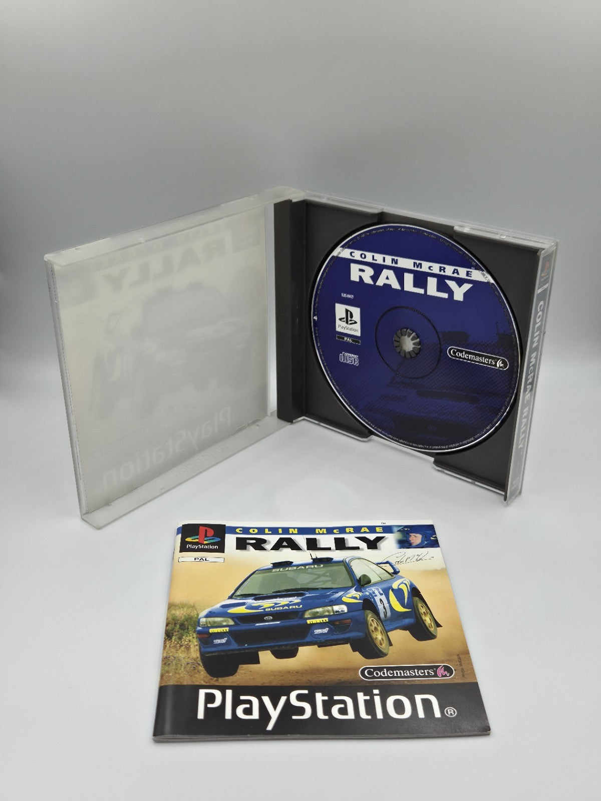PS1 Playstation 1 Spiel Colin Mcrae Rally mit OVP und Anleitung Deutsch