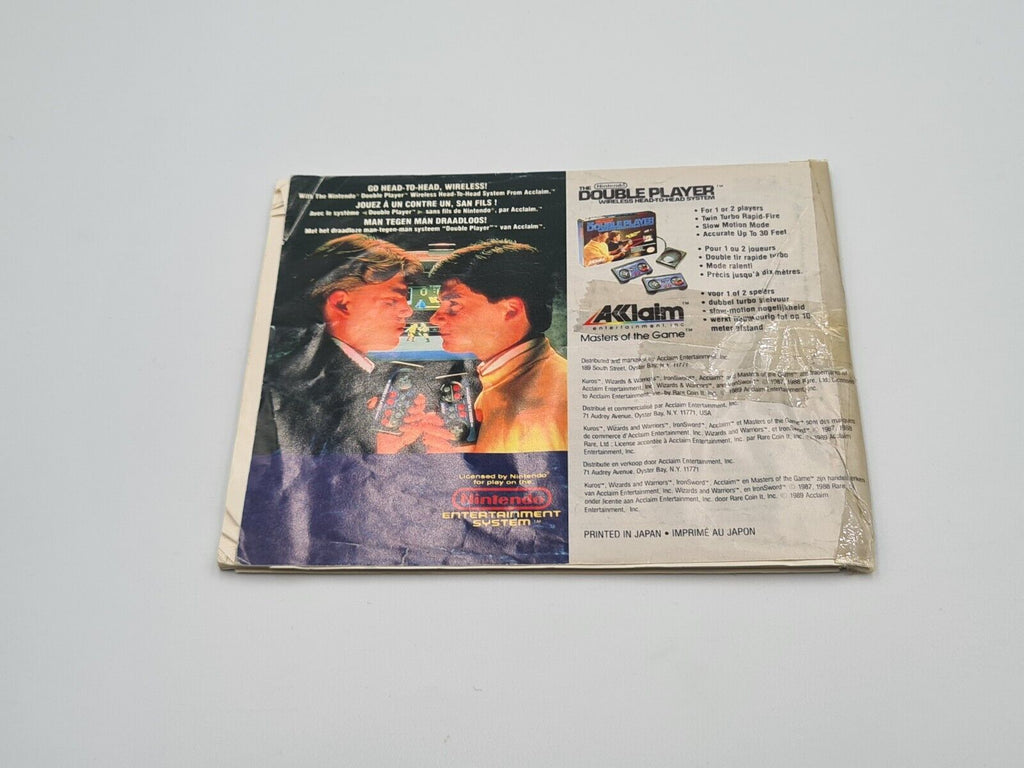 NES IronSword Wizards & Warriors II mit OVP und Anleitung FRA - T-Retro-Games 