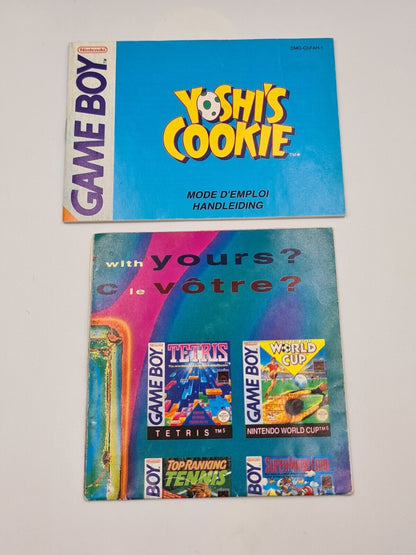 Nintendo Game Boy Classic Spiel Yoshi's Cookie mit OVP und Anleitung FAH - T-Retro-Games 