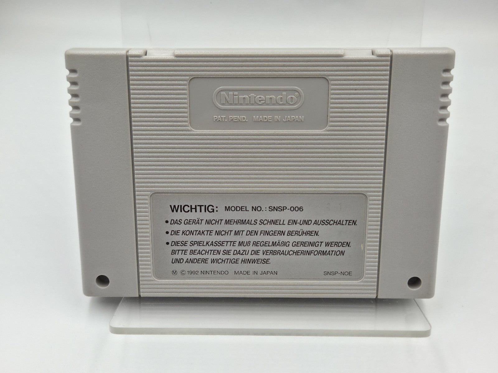 SNES Super Nintendo Spiel Super Mario Kart Modul NOE