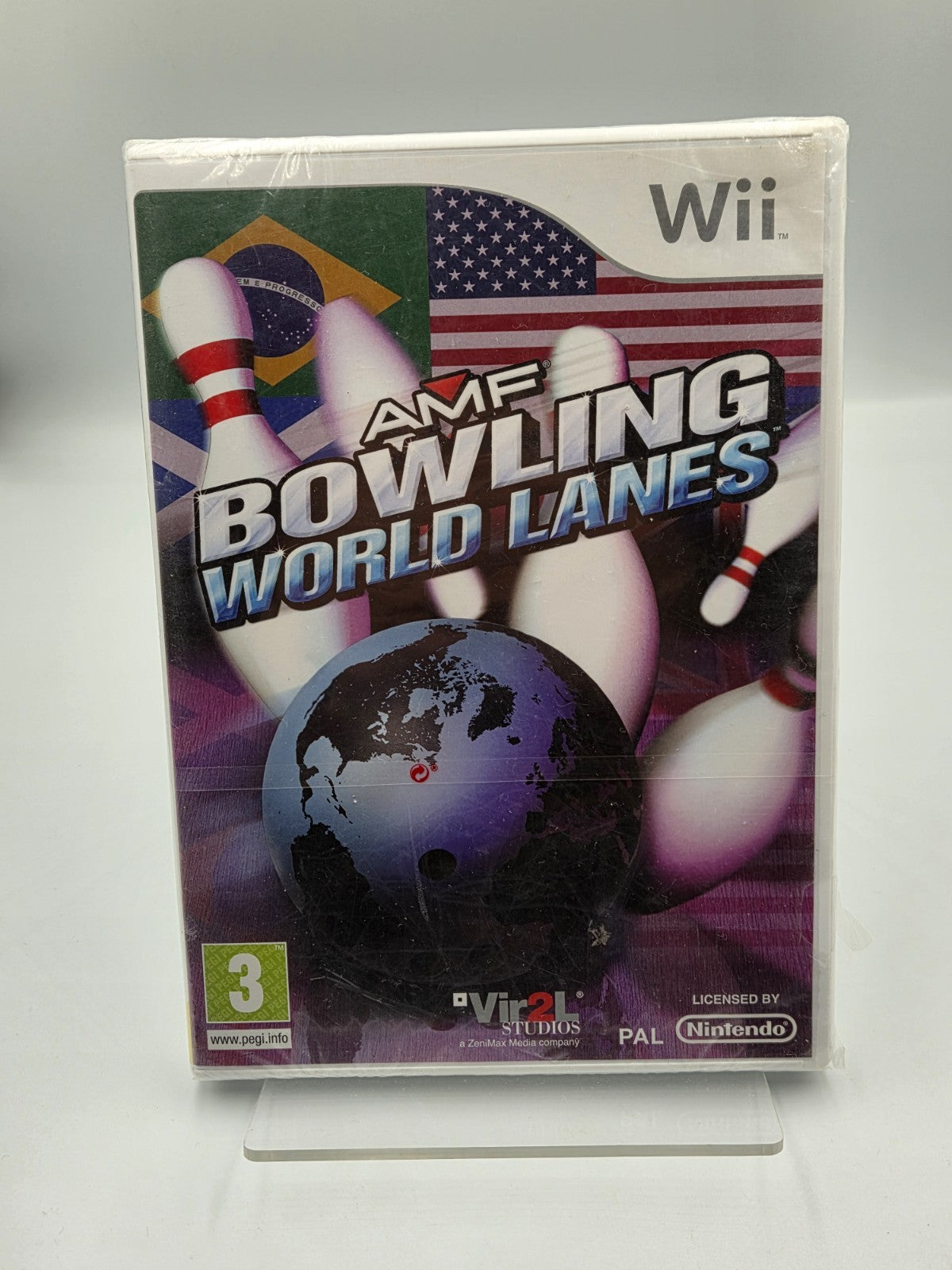 Nintendo Wii Spiel AMF Bowling World Lanes Sealed NEU NEW Englisch