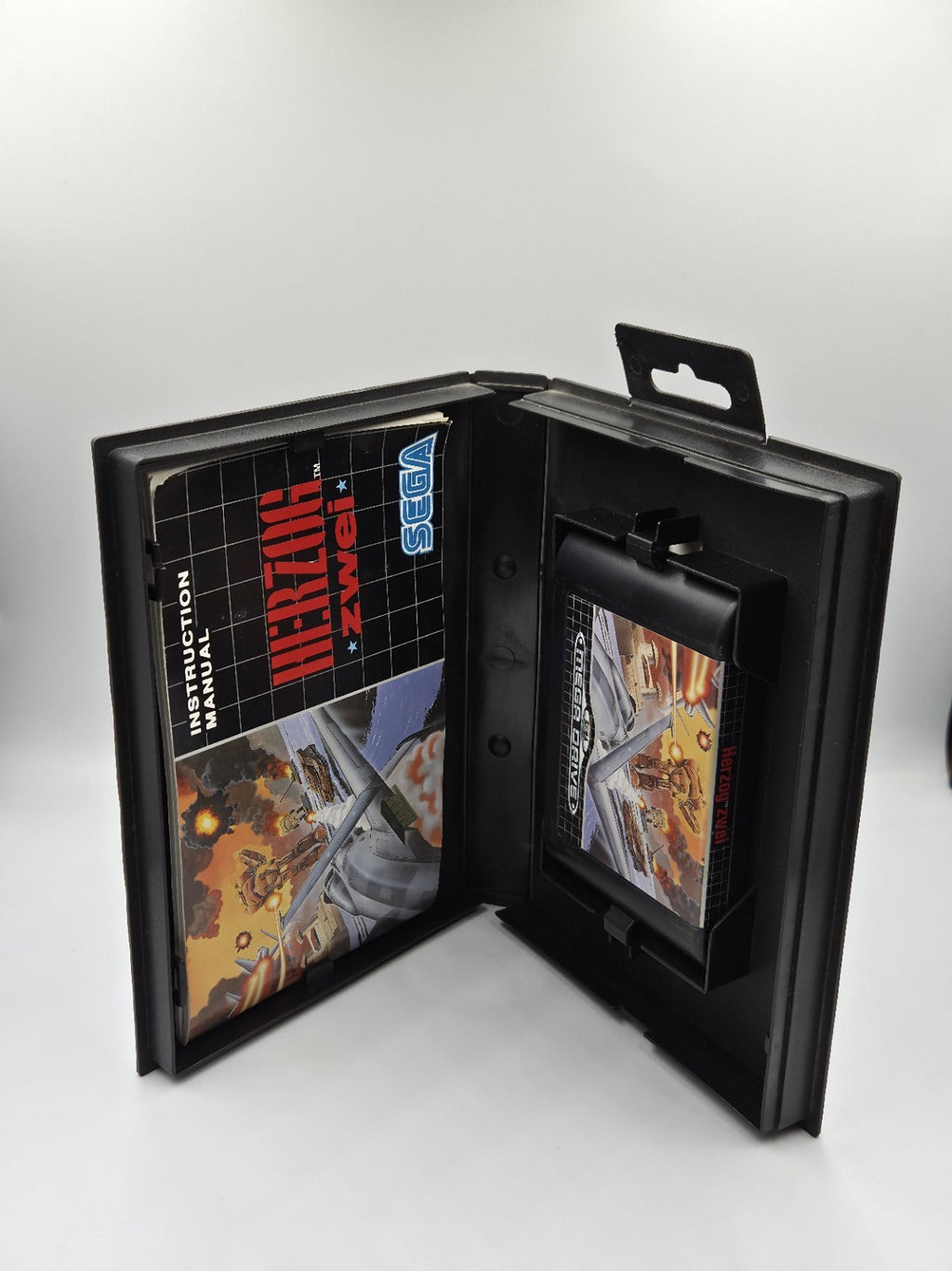 Sega Mega Drive Spiel Herzog Zwei mit OVP und Anleitung Multilingual 