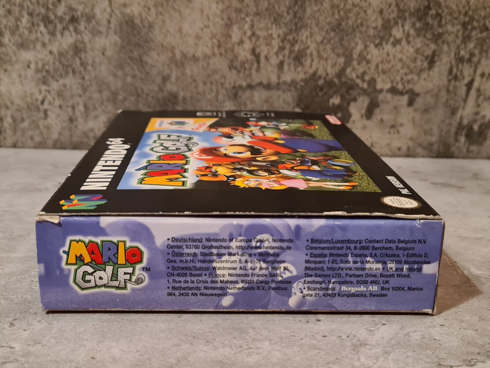 N64 Nintendo 64 Mario Golf mit OVP und Anleitung EUR - T-Retro-Games 