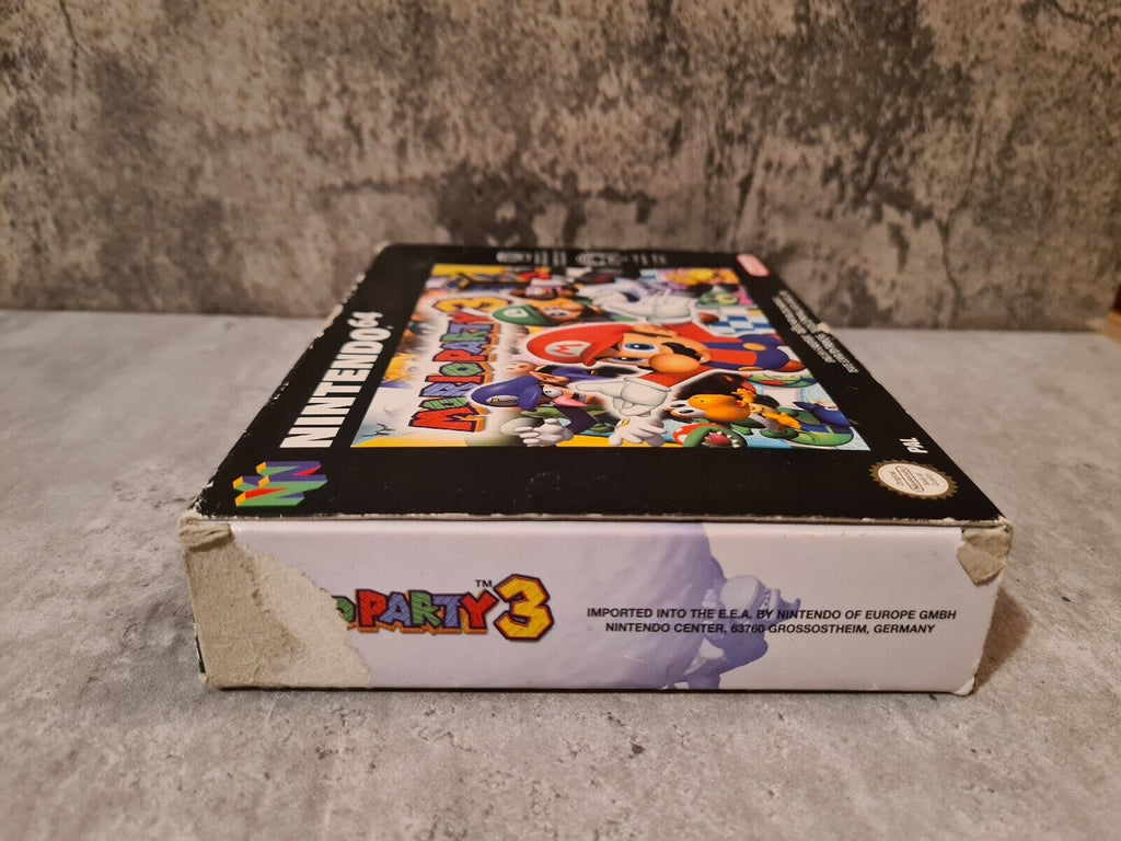 N64 Nintendo 64 Mario Party 3 mit OVP und Anleitung EUR - T-Retro-Games 