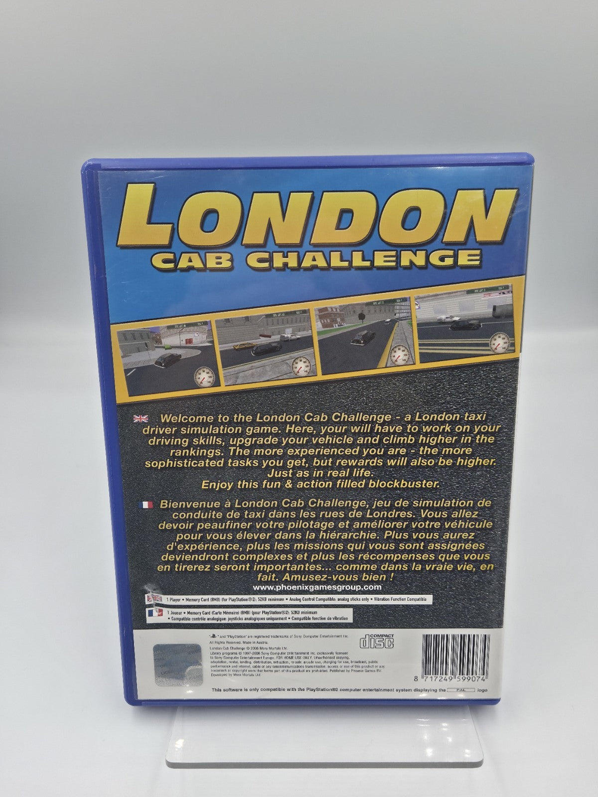 PS2 Playstation 2 Spiel London Cab Challenge mit OVP und Anleitung Englisch