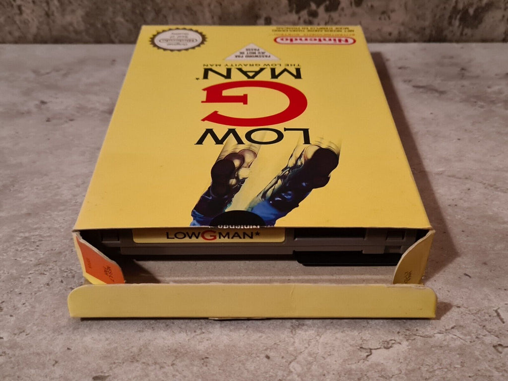 Nintendo NES Low G Man mit OVP und Anleitung FAH - T-Retro-Games 