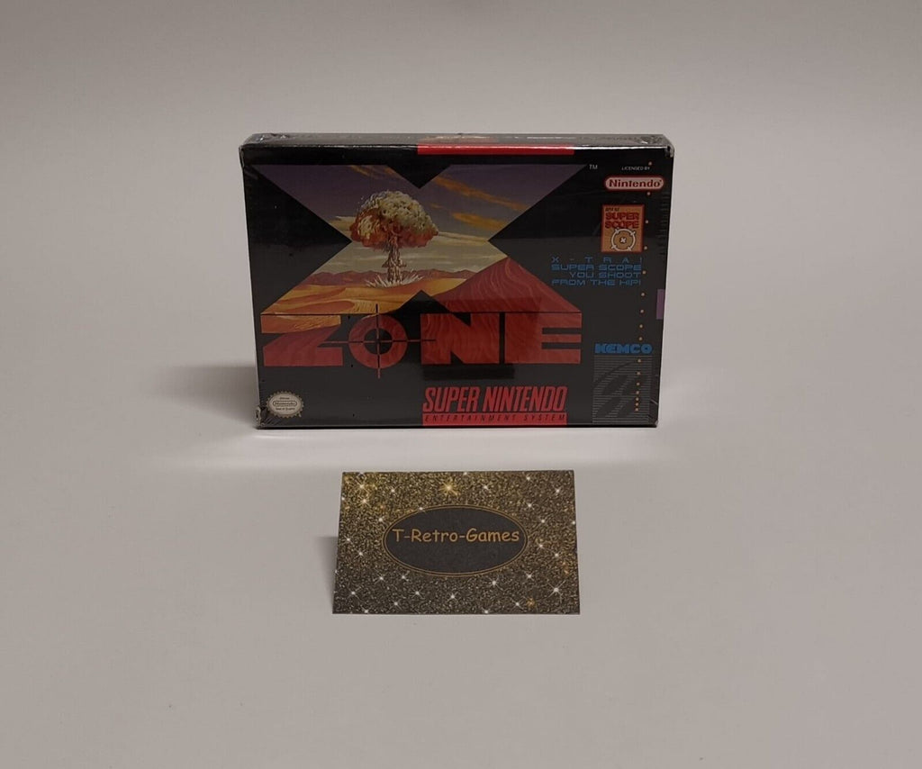 SNES Super Nintendo X-Zone - NEU - New - Sealed OVP - NTSC USA - T-Retro-Games 