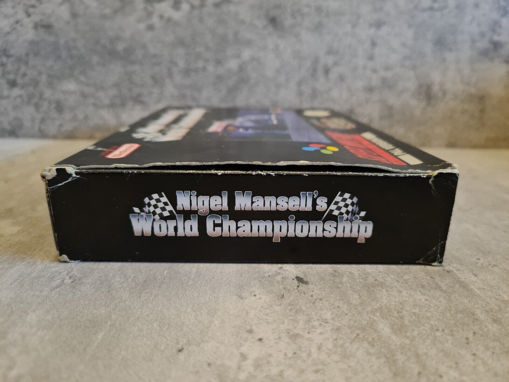 SNES Super Nintendo Nigel Mansell's World Championship mit OVP und Anleitung NOE - T-Retro-Games 