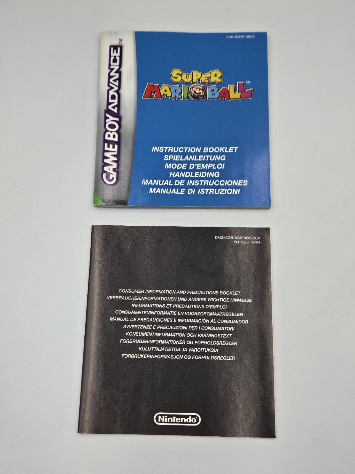 Nintendo Game Boy Advance Super Mario Ball mit OVP und Anleitung EUR