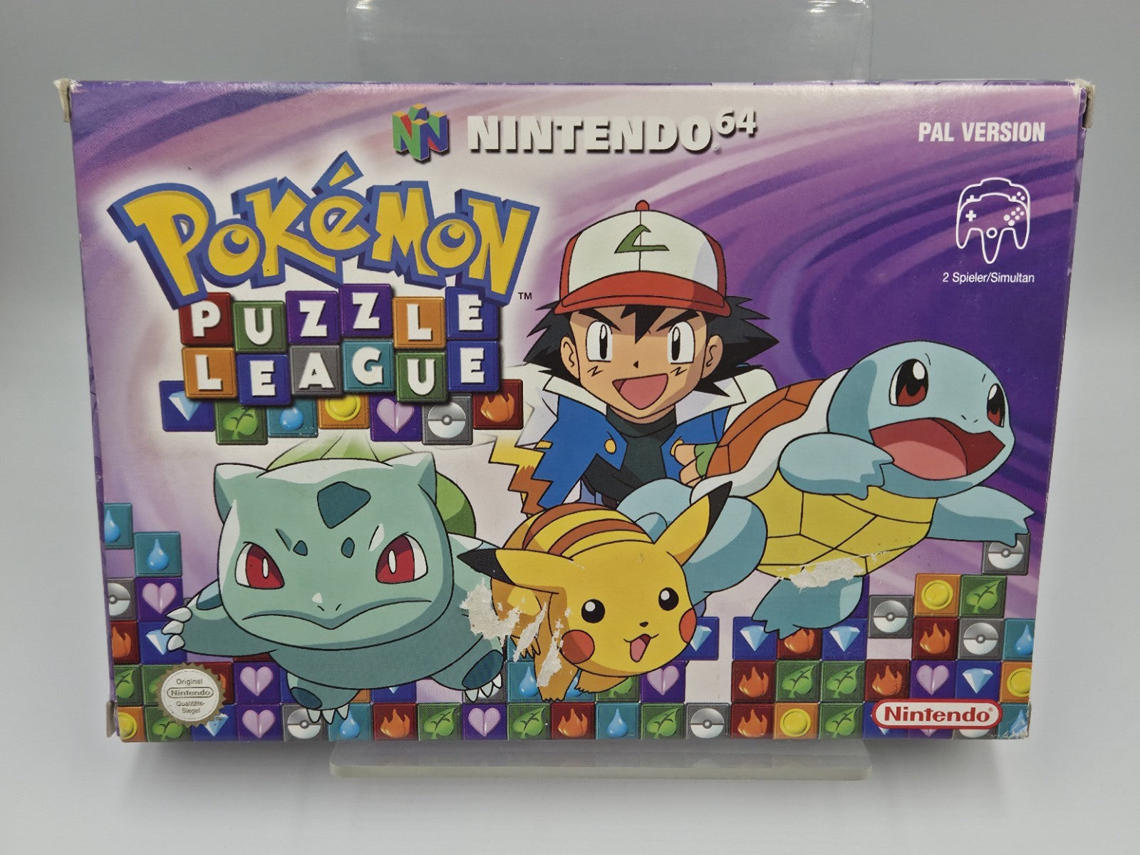 N64 Nintendo 64 Pokemon Puzzle League mit OVP und Anleitung NOE