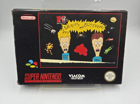 SNES Super Nintendo Beavis and Butt-Head mit OVP und Anleitung EUR