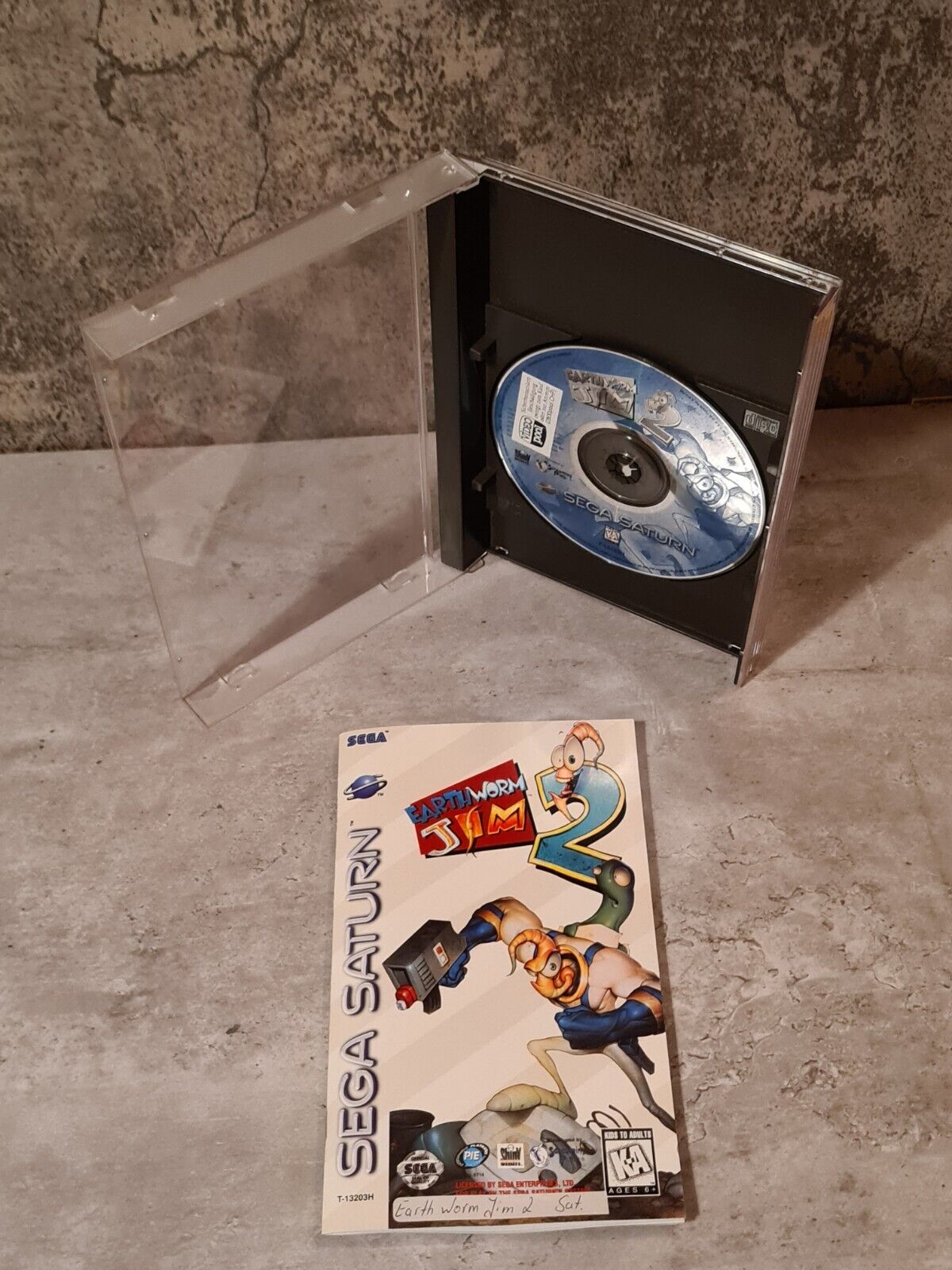 Sega Saturn Earthworm Jim 2 mit OVP und Anleitung NTSC-USA - T-Retro-Games 