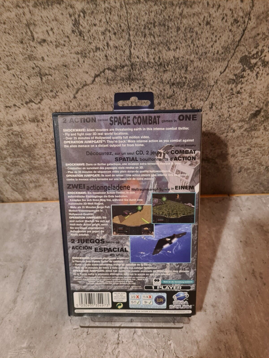 Sega Saturn Shockwave Assault mit OVP und Anleitung Multi Language - T-Retro-Games 