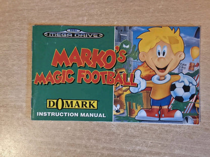 Sega Mega Drive Marko's Magic Football Instruction Booklet Spielanleitung
