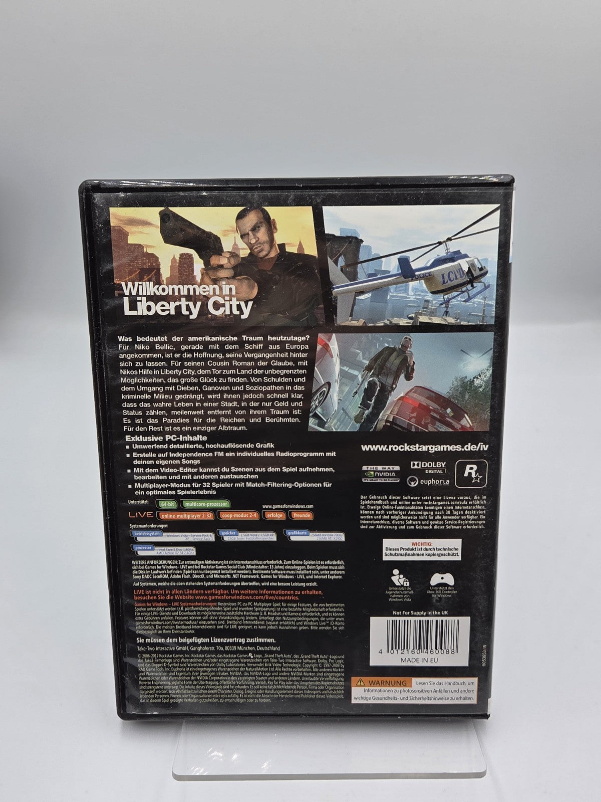 PC-DVD Rom Spiel Grand Theft Auto IV 