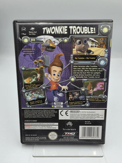 Nintendo GameCube Jimmy Neutron Attack Of The Twonkies mit OVP und Anleitung UKV