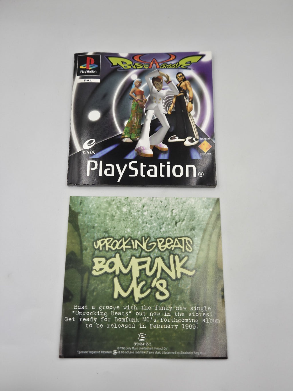 PS1 Playstation 1 Spiel Bust-A-Groove mit OVP und Anleitung Multilingual