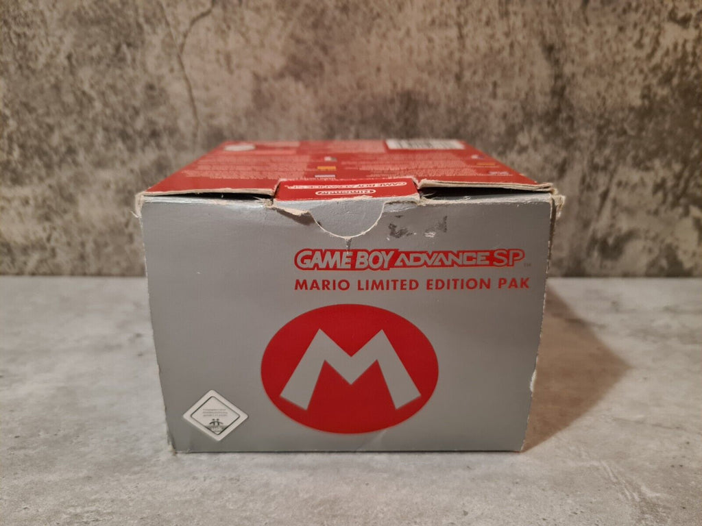 Game Boy Advance SP Mario Limited Edition Pak OVP Konsole Console AGS-001 - T-Retro-Games 