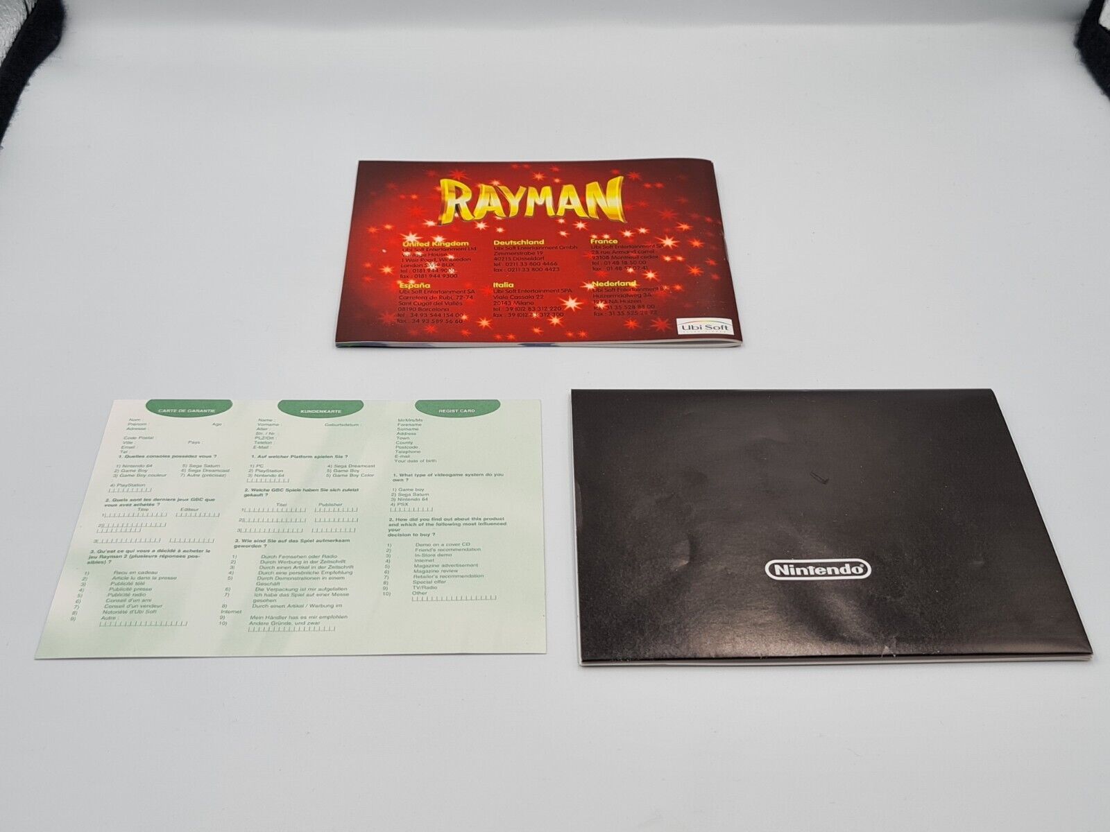 Nintendo Game Boy Color Spiel Rayman mit OVP und Anleitung EUR - T-Retro-Games 