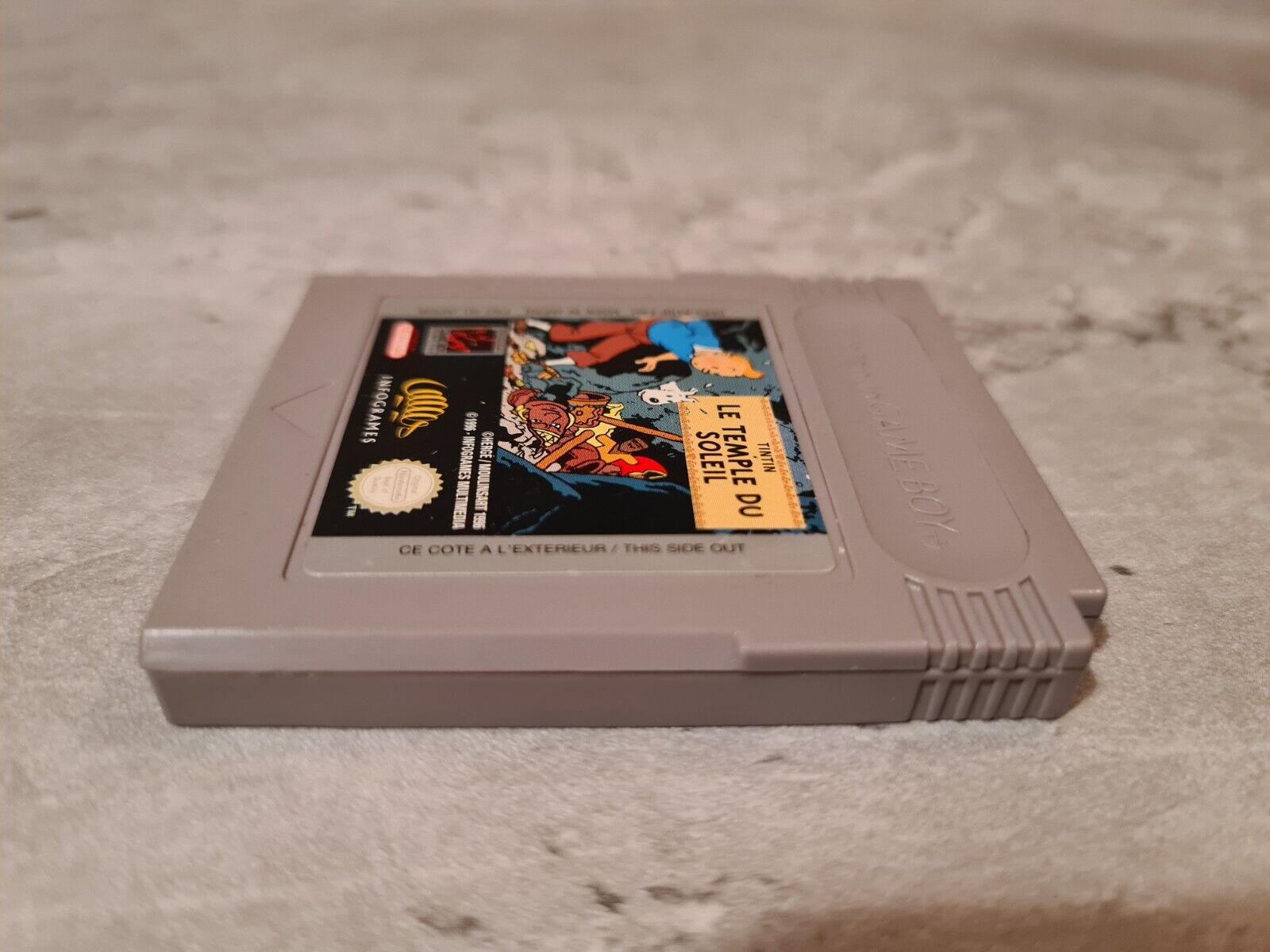 Nintendo Gameboy Classic Spiel TinTin Le Temple Du Soleil Modul FAH - T-Retro-Games 