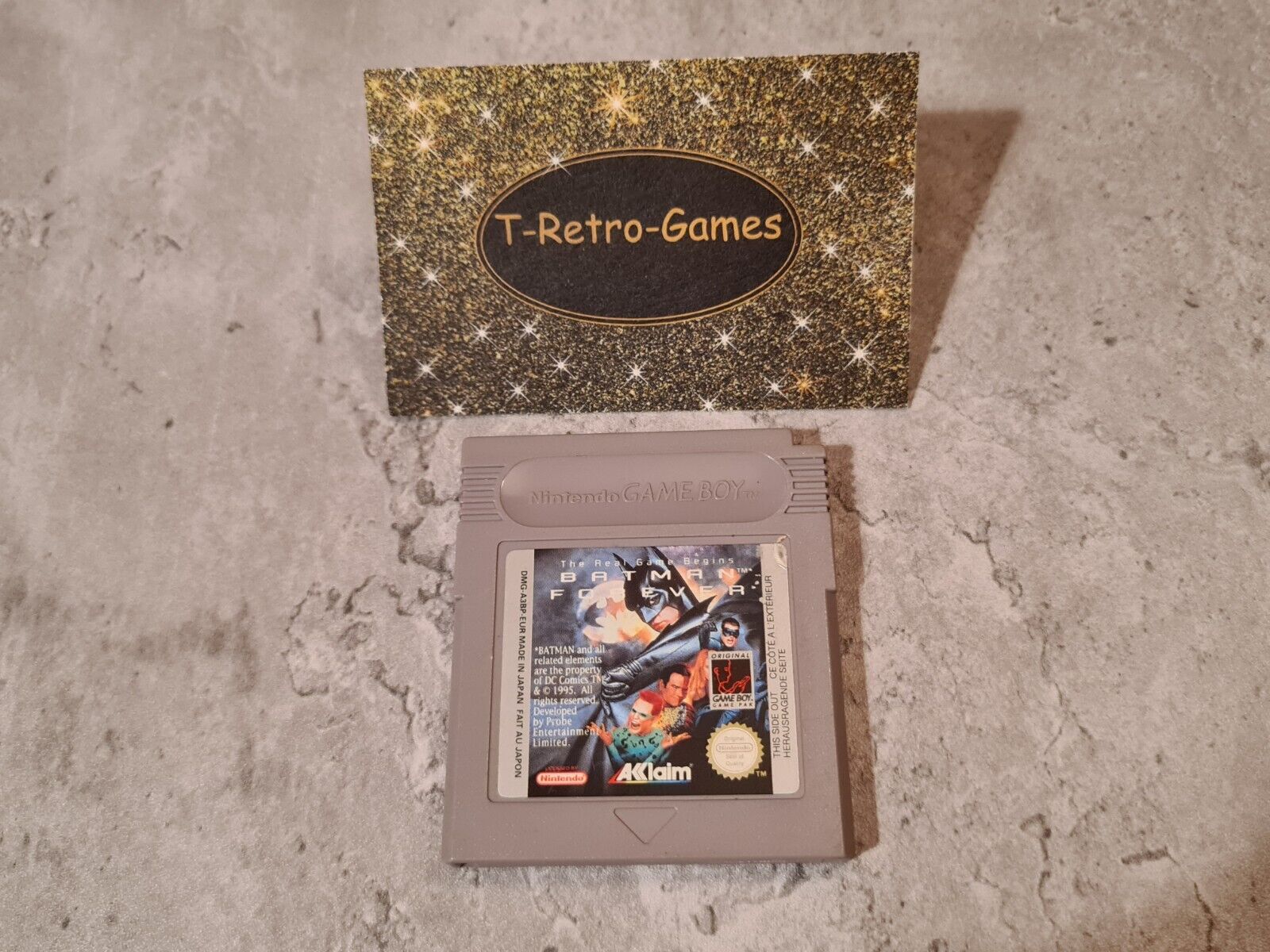 Nintendo Game Boy Classic Spiel Batman Forever Modul EUR - T-Retro-Games 
