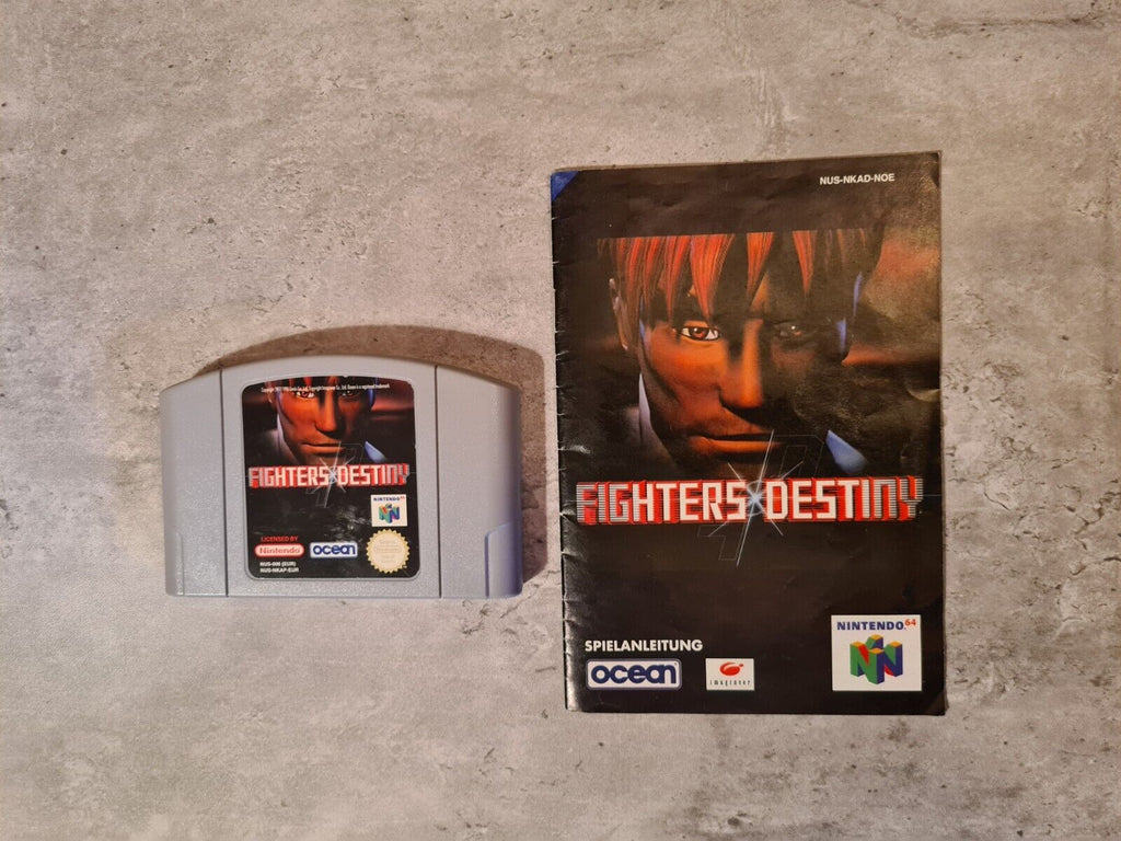 N64 Nintendo 64 Fighter's Destiny mit OVP und Anleitung NOE/EUR - T-Retro-Games 
