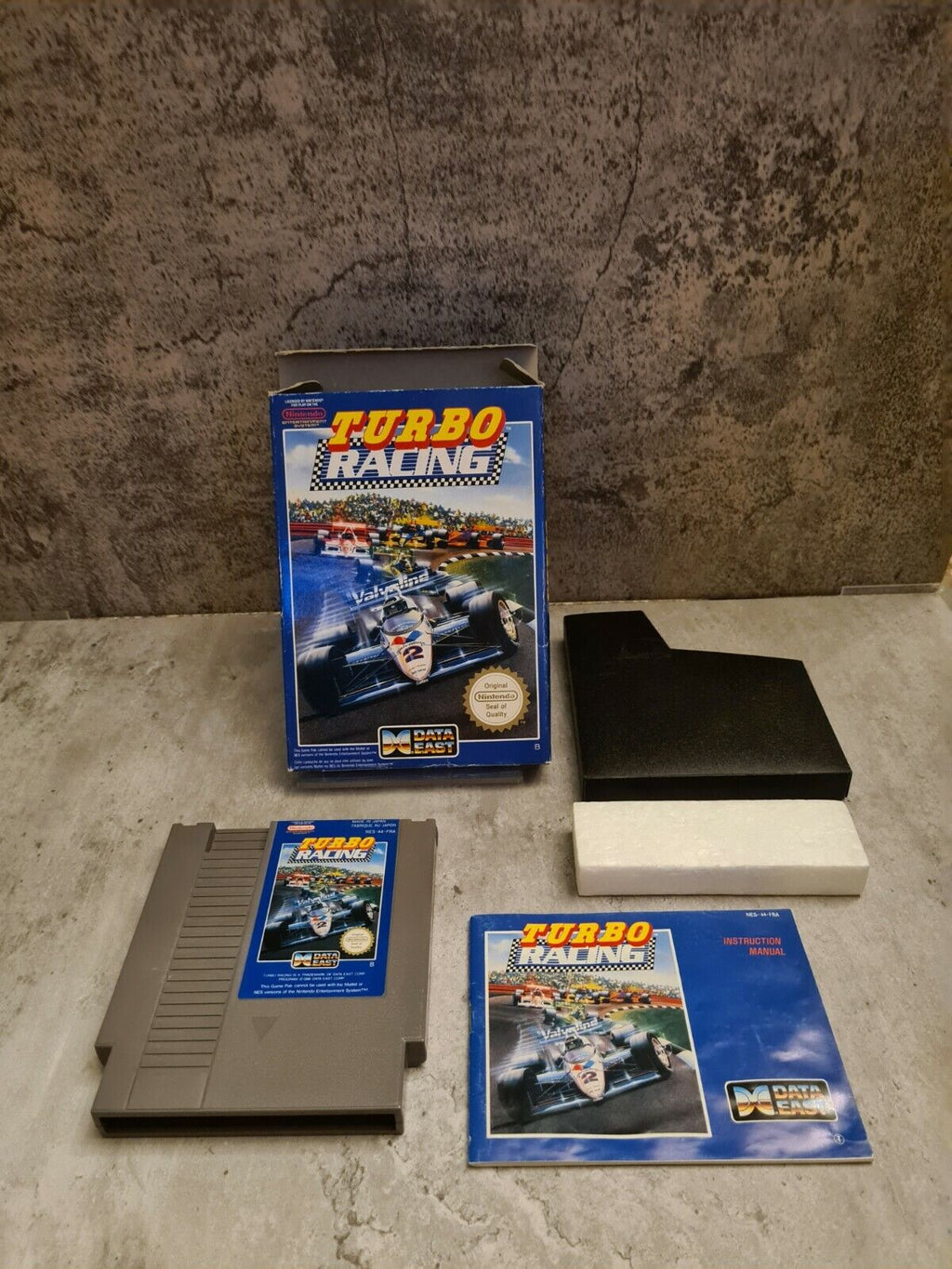 Nintendo NES Turbo Racing mit OVP und Anleitung FAH - T-Retro-Games 