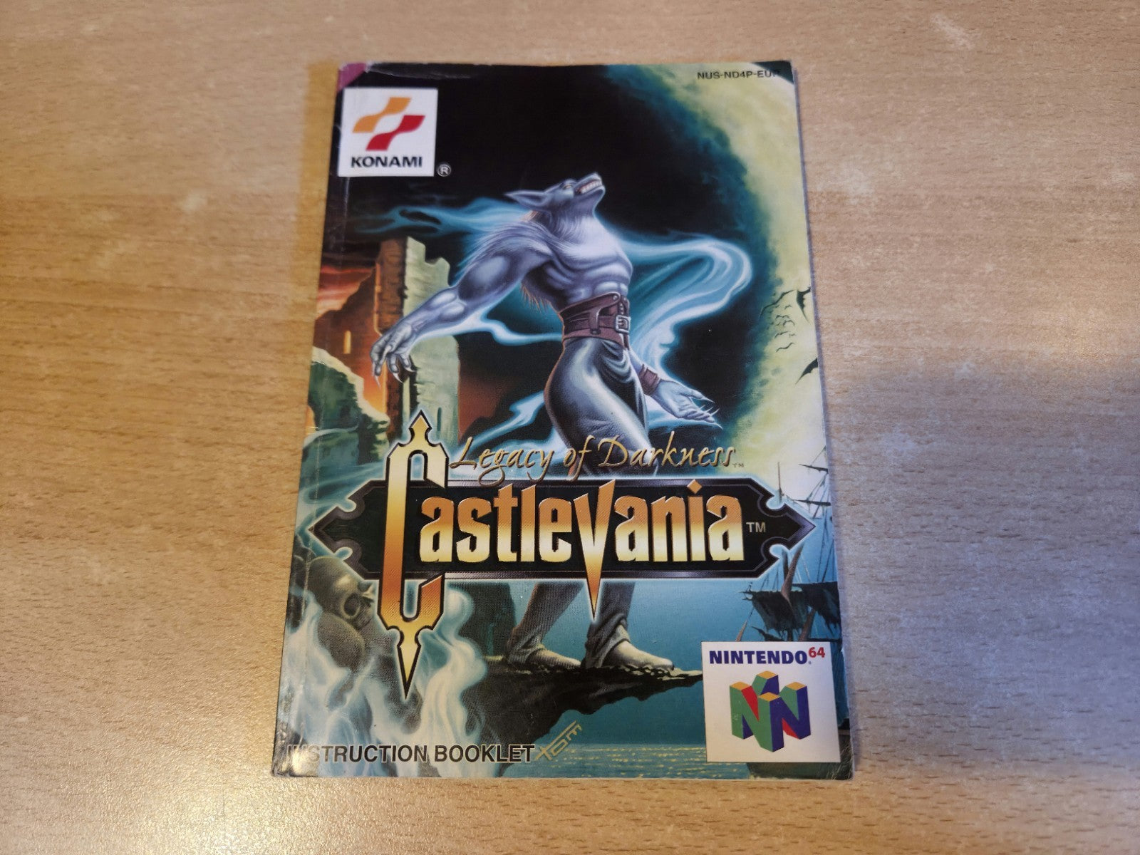 N64 Nintendo 64 Castlevania Legacy of Darkness Instruction Booklet EUR